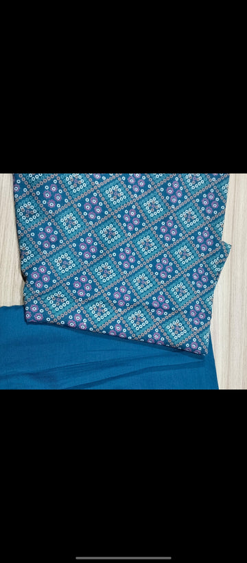 Unsitiched Print Dhanak Camki 2pc