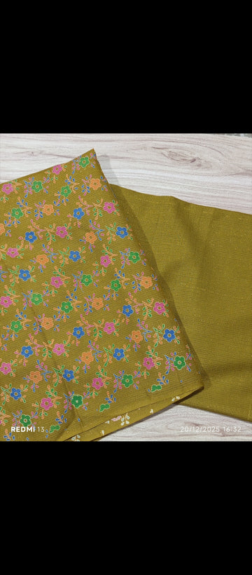 Unsitiched Print Dhanak Camki 2pc