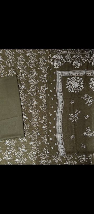 Unsitiched Print Dhanak Camki 3pc